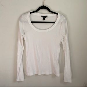 Banana Republic ribbed long sleeve tee